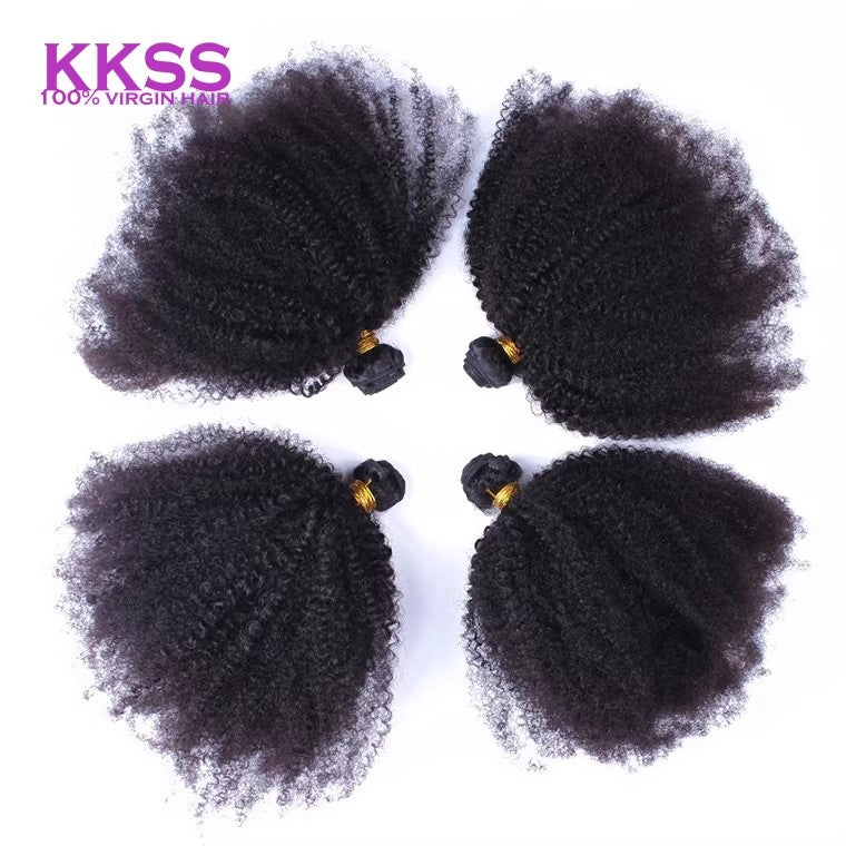 9A Peruvian Virgin hair afro curly Human Hair