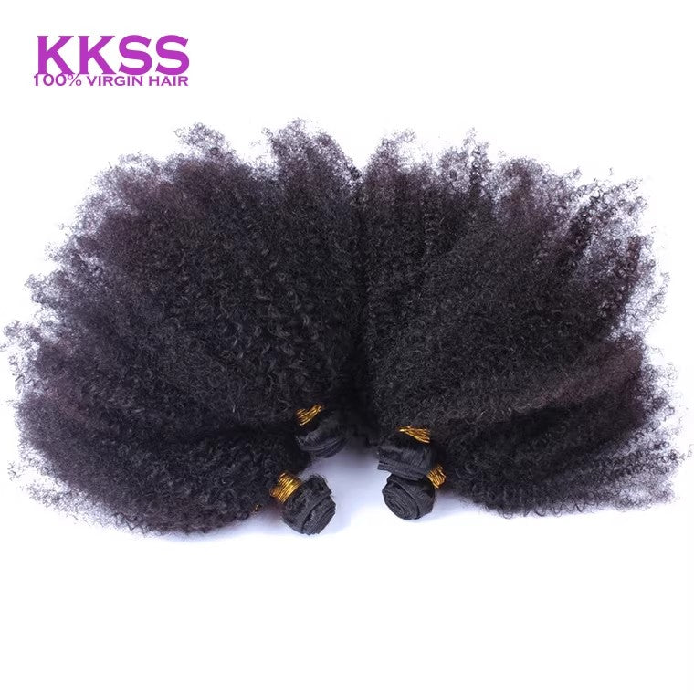 9A Peruvian Virgin hair afro curly Human Hair