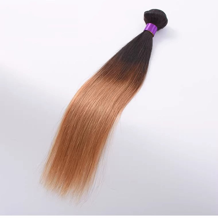 Ombre Brazilian straight Human Hair 100g 1b/27
