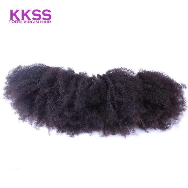 9A Peruvian Virgin hair afro curly Human Hair