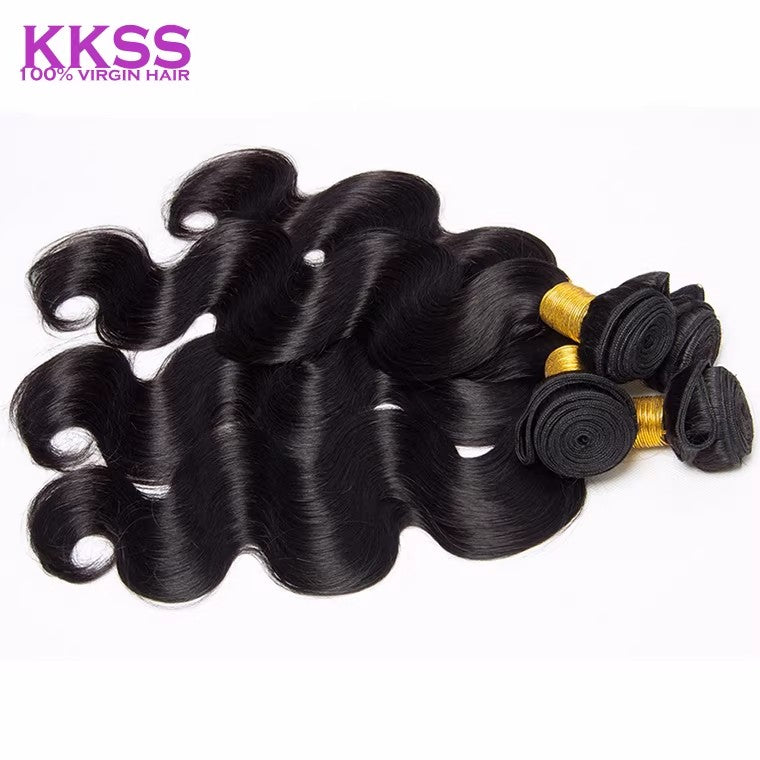 9A peruvian virgin 100% Human Hair weave body wave