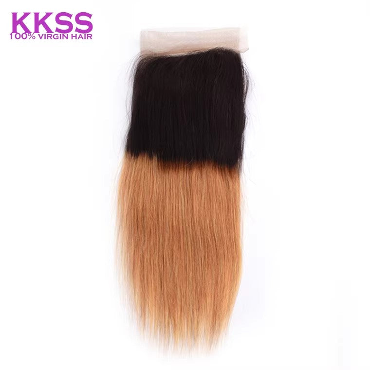 Ombre Brazilian straight Human Hair 100g 1b/27